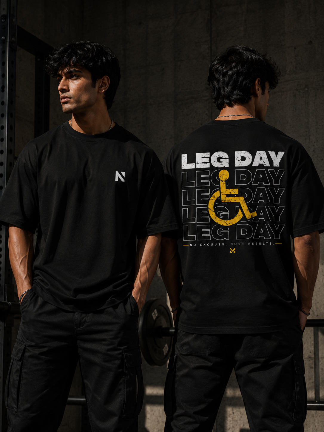 Nexa – Leg Day Heavyweight Oversized Tee